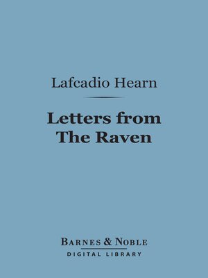 cover image of Letters from the Raven (Barnes & Noble Digital Library)